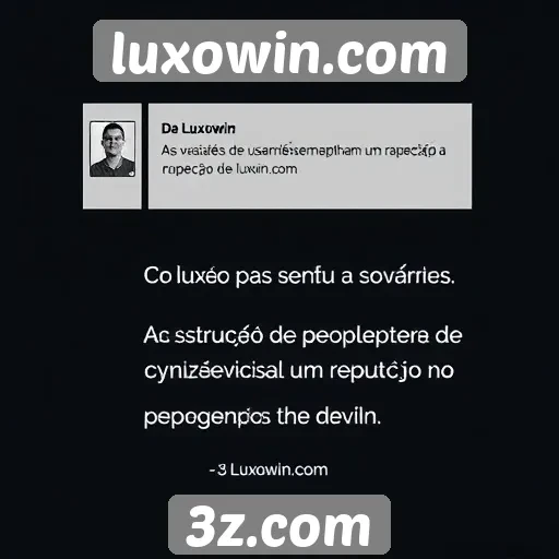 Impacto das avaliações de usuários na reputação do Luxowin
